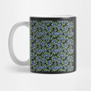 pattern with watercolor blueberries Mug